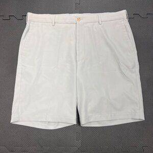 Peter Millar Mens Gray Golf Shorts Size 36 Made In Thailand